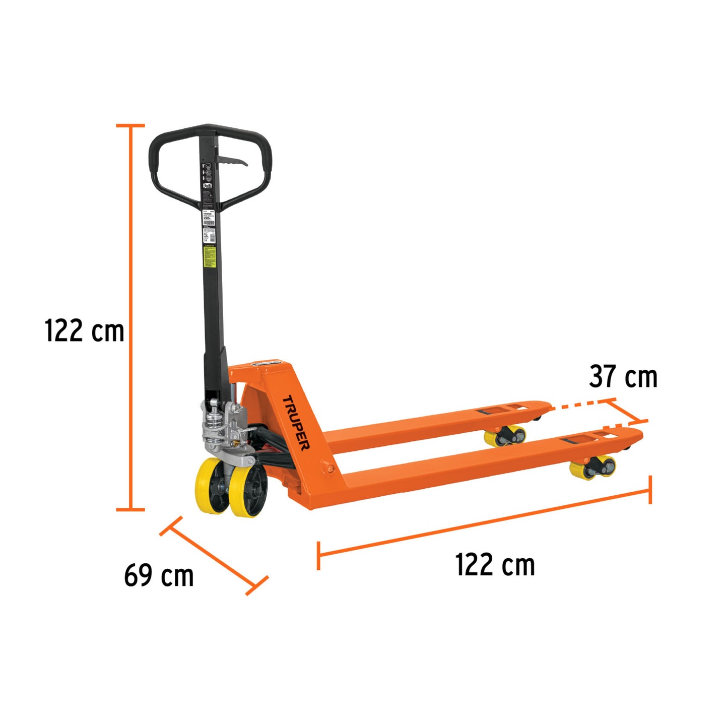 PATIN PAT2.5PU TRASPALETA 2.5 TONS.U.G.TRUPER SP