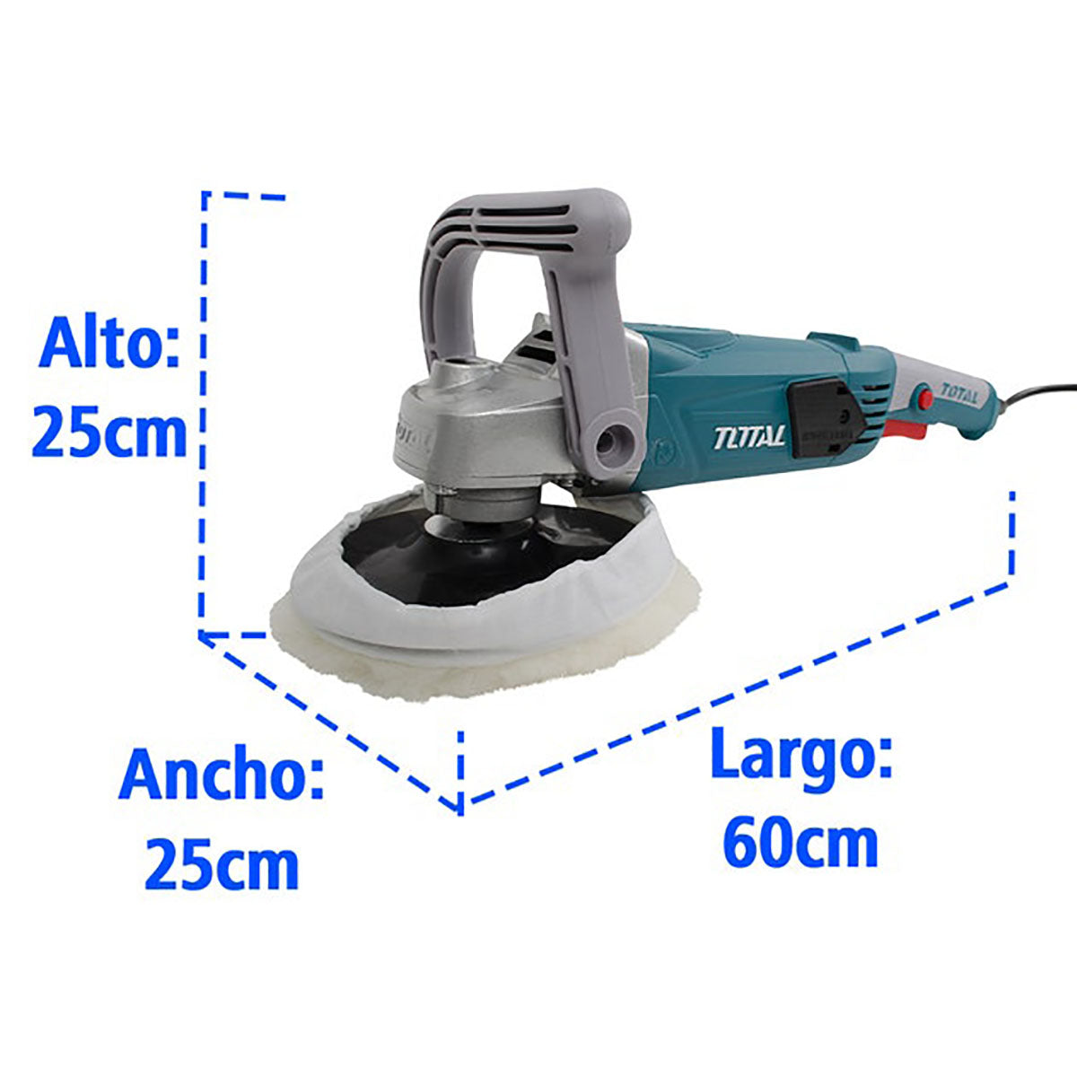 PULIDORA PROFESIONAL 1400W 619054 TOTAL