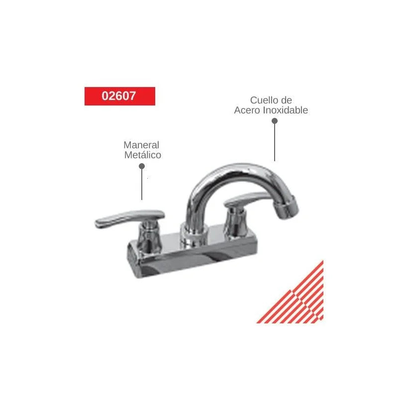 MEZC. 02607 LAVABO MAN/METALICOS ELIS METALFLU