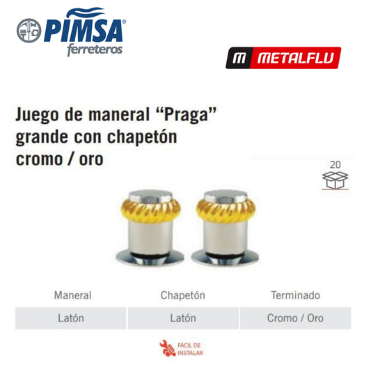 MANERAL PRAGA M CRO/ORO 01063 Metalfu