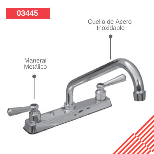 MEZC. 03445 P/FREG. AL PISO C/CUBIERTA 8R METALFLU