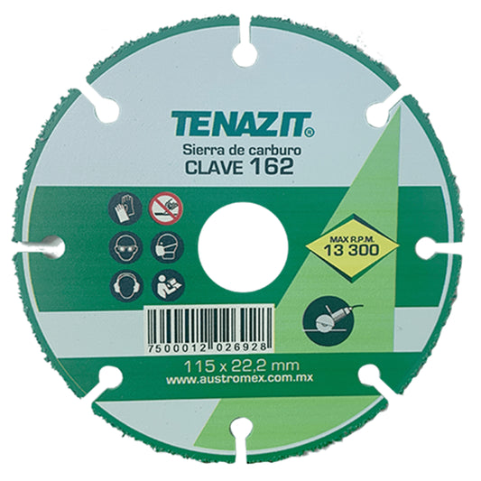 SIERRA DE CARBURO P MADERA 4 1/2 C.162 AUSTROMEX