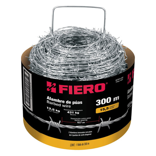 ALAMBRE D/PUAS ALPU15300 CAL 15 R/300 MTS. FIERO