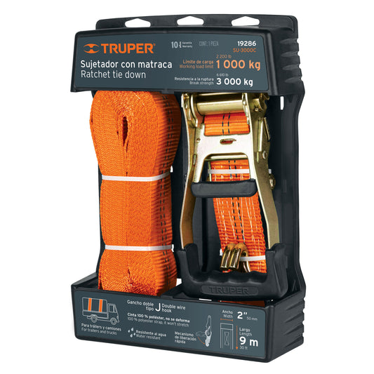 SUJETADORES SU3000C C/MATRACA TRUPER 19286
