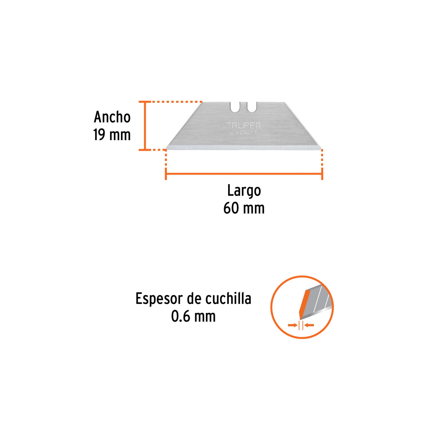 REPUESTO REPNM10 DE CUCHILLAS P/NAVAJA C/10 16956 TRUPER