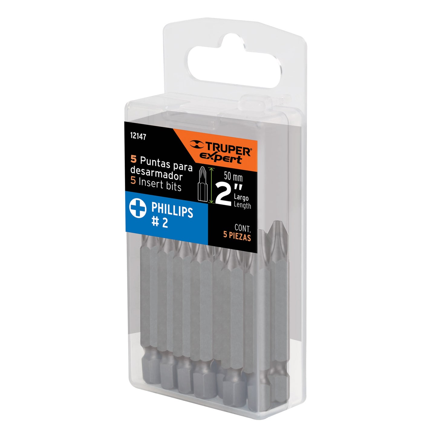 PUNTAS PUDE1202 PHILLIPS 2 B/5 PZAS TRUPER 12147