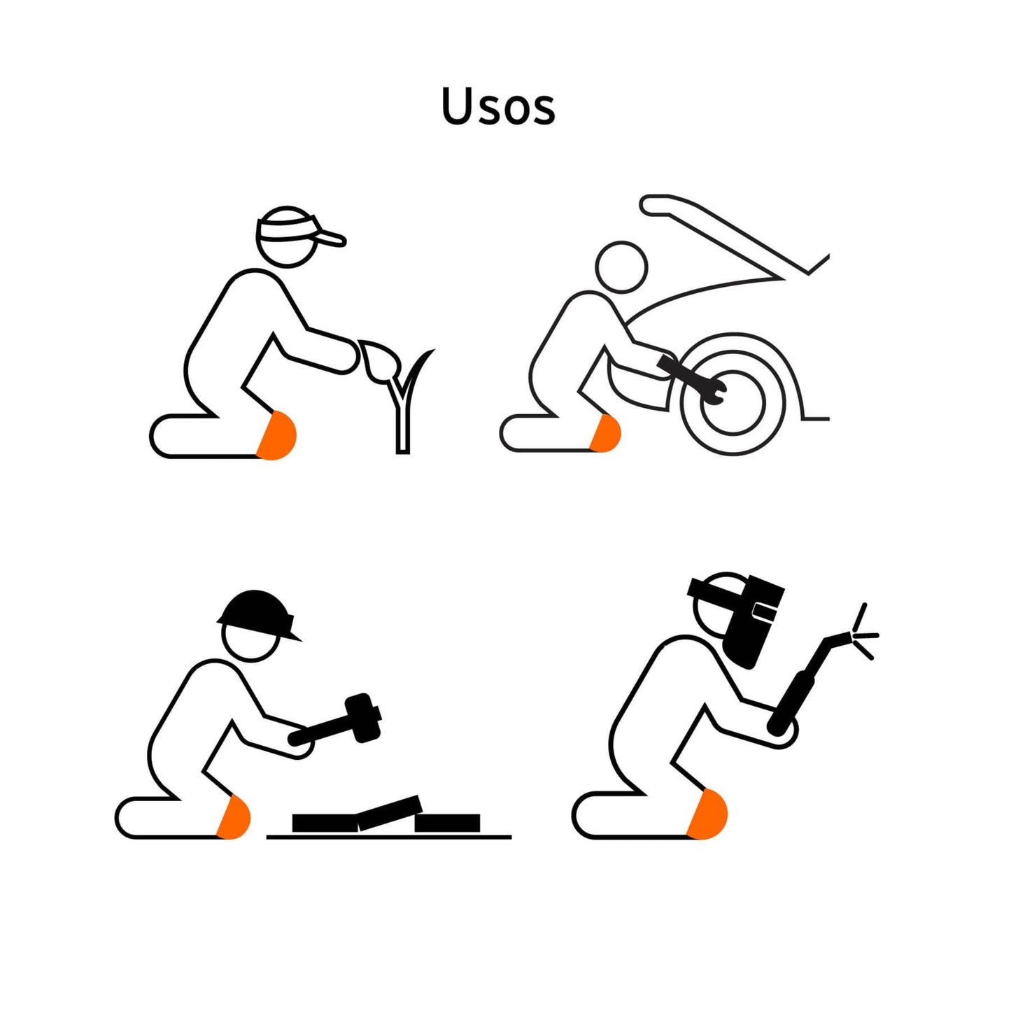 RODILLERA RODX/ROD500 PROFESIONAL PVC TRUPER