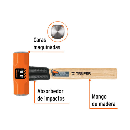 MARRO MD4M OCTAGONAL C/M 4 LBS TRUPER