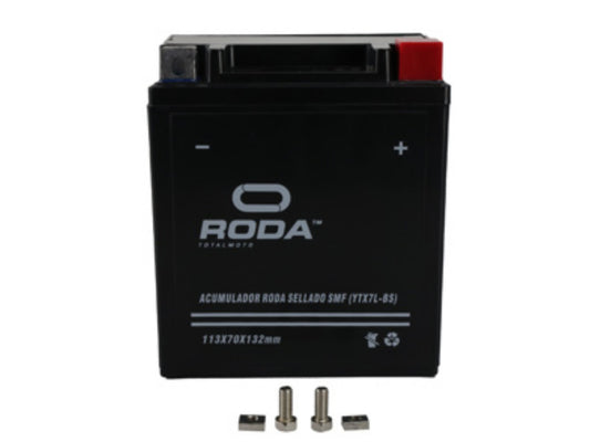 ACUMULADOR SELLADO SMF YTX7L-BS RODA 12V 6A 225006