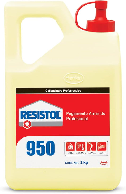 ADHESIVO RESISTOL CARPINTERO 950 AMARILLO 4 K 1857133