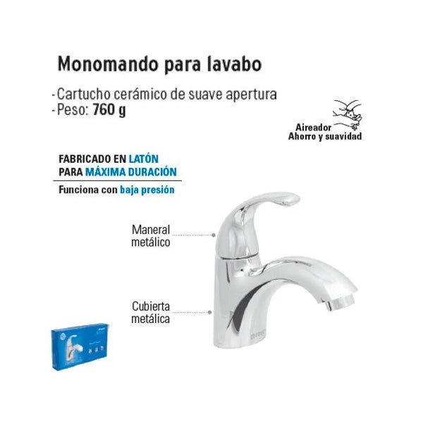 MEZC. MONOMANDO AEM45 P/LAV. ELEMENT FOSET