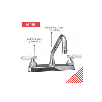 MEZC. 03455 P/FREGADERO C/GANSO M/PAL.METALFLU