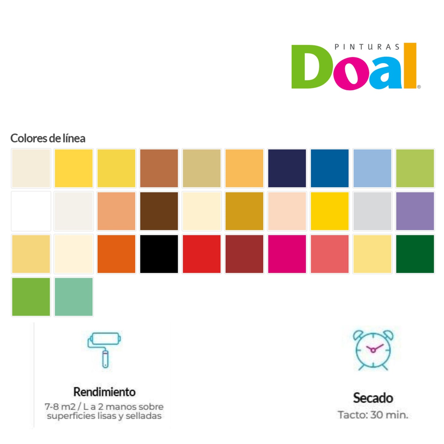 PINTURA VINILICA  DOAL ROLUX  GALON