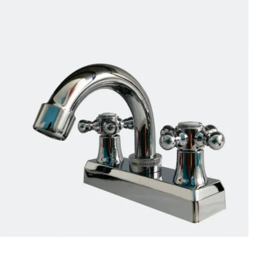 MEZCL. 60905 P/LAVABO 4 CRUZ CUELLO TUBULAR EKON